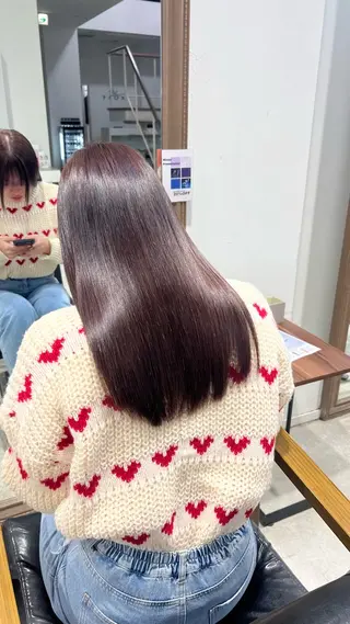 ロング 中山 ひなたのヘアスタイル