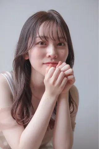 ロング カラー 透明感カラー/ くびれヘア/ユウユのヘアスタイル