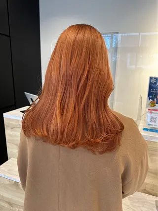 ロング カラー 森川 好羽のヘアスタイル