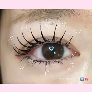 マツエク・マツパ 束感マツエク/梅田/ パリエク🎀Rioのマツエク・マツパデザイン