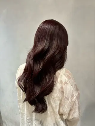 ロング カラー 🤍yura🤍池袋 レイヤー似合わせのヘアスタイル