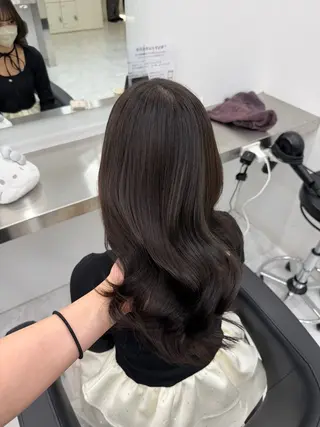 カラー 透ける透明感カラー 🎀anju/渋谷のヘアスタイル
