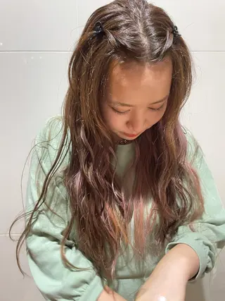 ロング カラー risa 。のヘアスタイル