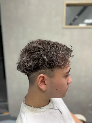 ショート カラー パーマ メンズ メンズ特化韓国風 パーマスタイル/りんのヘアスタイル