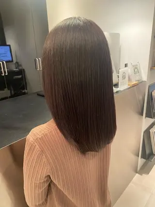 セミロング カラー riria/ボブ /ブラウンカラー🎀のヘアスタイル