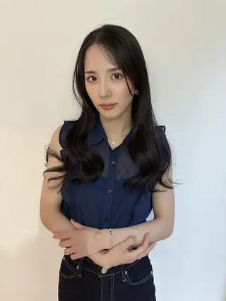 ロング 市川 文二朗✂︎のヘアスタイル