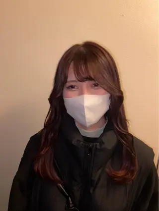 セミロング カラー 🎀Natsumi /暖色カラー🎀のヘアスタイル