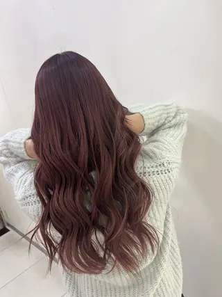 セミロング カラー 🌈野間 声良🌈のヘアスタイル