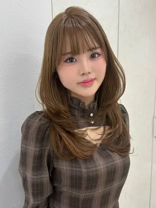 ロング カラー AITOKYO Ｓ渋谷所属・渋谷/ハイトーン/ ブリーチ/歩夢のヘアスタイル