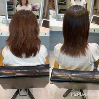 Agu hair emio城陽所属・Agu peachのヘアスタイル