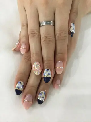 ネイル 💎🐰 saki. m 🐰💎のネイルデザイン