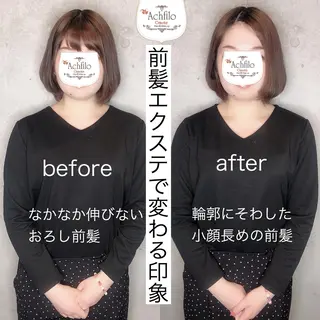 ショート カラー パーマ ヘアアレンジ メンズ キッズ ネイル マツエク・マツパ ACHFILO モデル募集のヘアスタイル