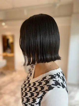 ミディアム 今だけ無料✨髪質改善 谷本さちのヘアスタイル