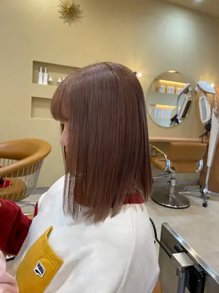 セミロング カラー 北村 隼規のヘアスタイル