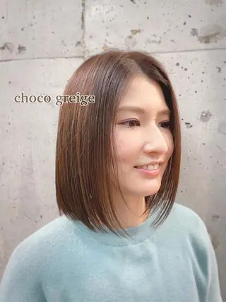 ミディアム カラー lowha 上尾所属・Lowha_ageo 💐Fuzukiのヘアスタイル