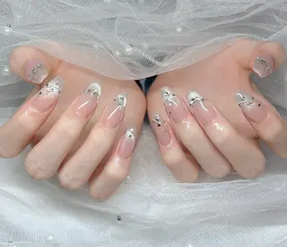 ネイル 🎀PG🩵 ネイルサロンのネイルデザイン