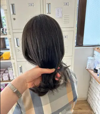 ミディアム カラー 🫧顔周りカット 🫧樫村優香のヘアスタイル