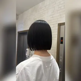 ミディアム 高橋 奏のヘアスタイル