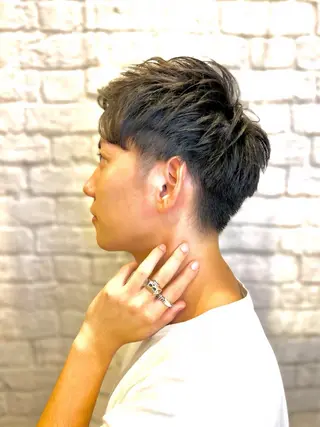 ショート 赤坂barber 古澤慶一郎【モテ髪】のヘアスタイル