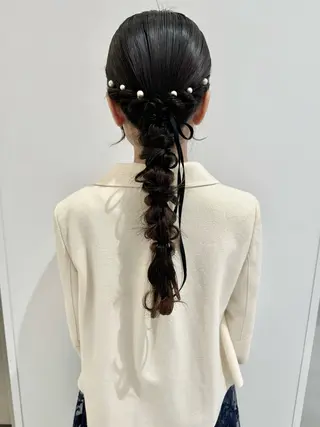 ミディアム ヘアアレンジ ヘアアレンジ支持率 No.1🥇RIKOのヘアスタイル