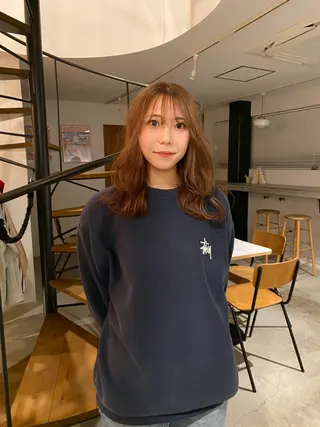 カラー 柏端 愛梨のヘアスタイル