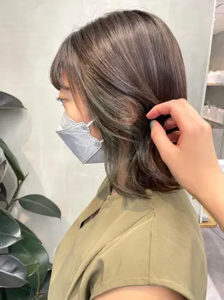 ミディアム カラー 髪質改善🌱 高橋みなみのヘアスタイル