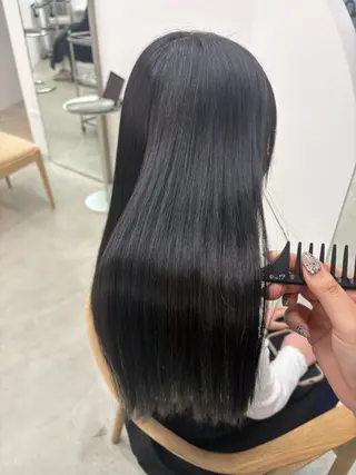 ロング 🪻韓国カット 🤍yuanのヘアスタイル