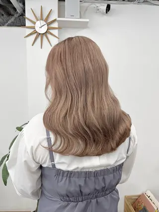 セミロング カラー パーマ ヘアアレンジ メンズ キッズ ネイル マツエク・マツパ アイブロウ nico TOKYO 渋谷所属・ブリーチ　ハイトーン 特化🌈フジタハルキのヘアスタイル