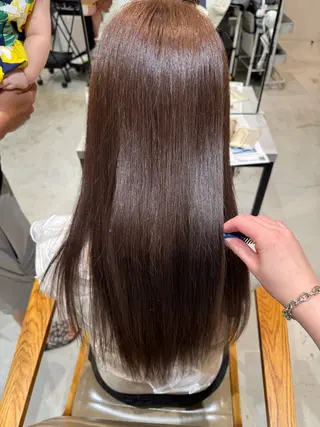 ロング カラー ほの カラー特化/ ブリーチ/ボブのヘアスタイル