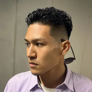 ショート パーマ メンズ 立川/メンズパーマ 厚進太郎のヘアスタイル