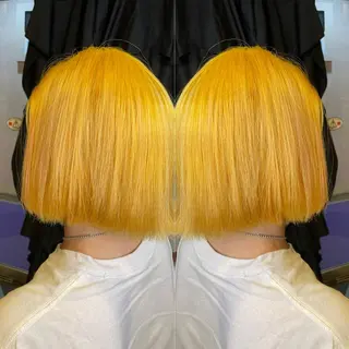 ミディアム カラー 👑派手髪/カット 👑ANRYのヘアスタイル