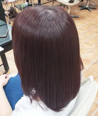 ミディアム カラー 💜𝑳𝑼𝑵𝑨 🌻母良田愛美🌻のヘアスタイル