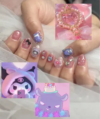 ネイル Nail Salon RiLion所属・kaho  🧸🎀 RiLionのネイルデザイン