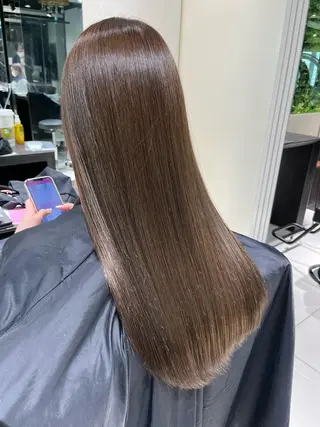 ロング SALOWIN渋谷caldo店B1所属・岐津公太 メンズ縮毛矯正のプロのヘアスタイル