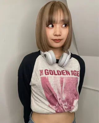 ミディアム カラー land所属・透明感カラー/レイヤ ー🌙Honokaのヘアスタイル