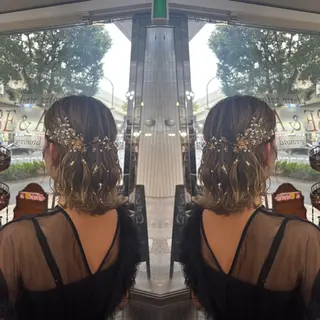 ショート ヘアアレンジ ☻モエカ/ハイトーン アレンジ☻のヘアスタイル