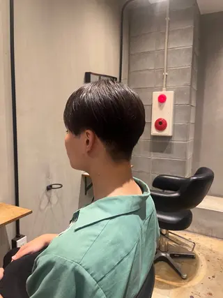 メンズ こまつばらみお/レイ ヤー/ダブルカラーのヘアスタイル