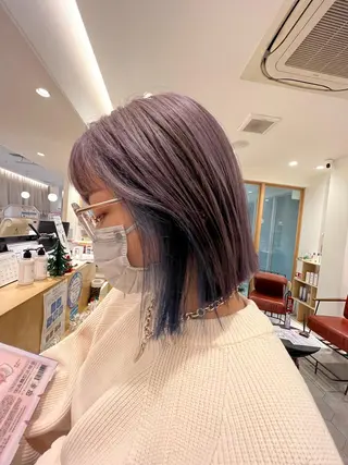 ミディアム カラー 艶髪／シールエクステ 🌻ノゾミ🌻のヘアスタイル