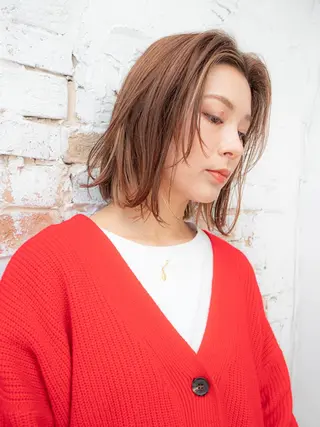 ミディアム hair labo toaru所属・矢野 沙貴のヘアスタイル