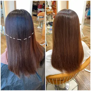 カラー 🍊mai🍊 似合わせスタイル🌿のヘアスタイル