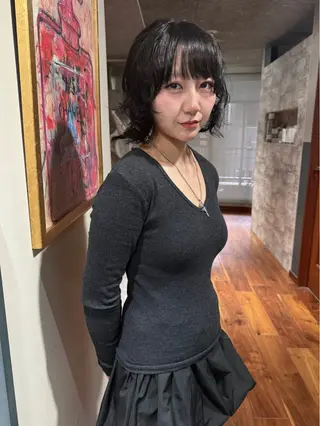 ショート カラー パーマ mai / linoah˚✧のヘアスタイル