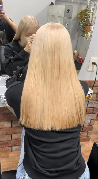 ロング ブリーチ BAM BIのヘアスタイル