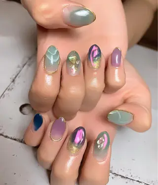 ネイル 菅野 愛花のネイルデザイン