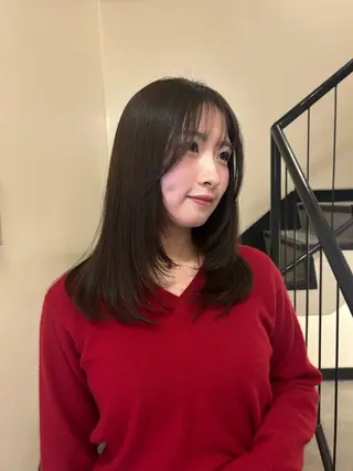 セミロング カラー ☕️結【suii.】 ボブ/ヘアセット☕️のヘアスタイル