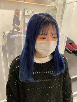 ミディアム カラー JILBLAN京都 ショート/ハイライトのヘアスタイル