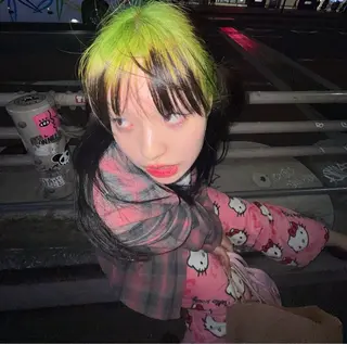 ロング カラー haco＋所属・圧倒的デザイン力 店長🎨RENAのヘアスタイル