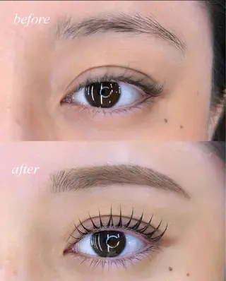 マツエク・マツパ 眉毛とまつ毛パーマの専門店　ロレインブロウ　徳島藍住店所属・Hosokawa Yuriのマツエク・マツパデザイン