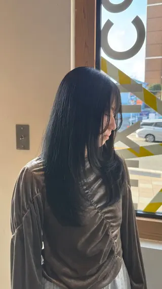 ロング 透明感カラー/似合 わせカットみく🩶のヘアスタイル