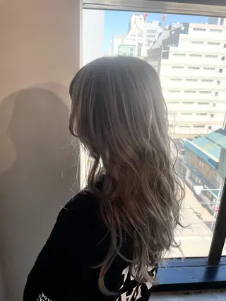 ロング La fith hair ray所属・メンズ/パーマ/ ブリーチ/KAITOのヘアスタイル