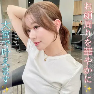 セミロング 山本翔一郎 韓国顔周りレイヤーのヘアスタイル